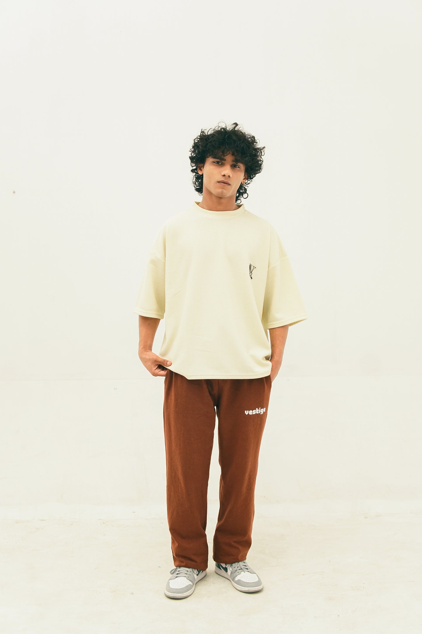 Drop Shoulder Knitted Tee