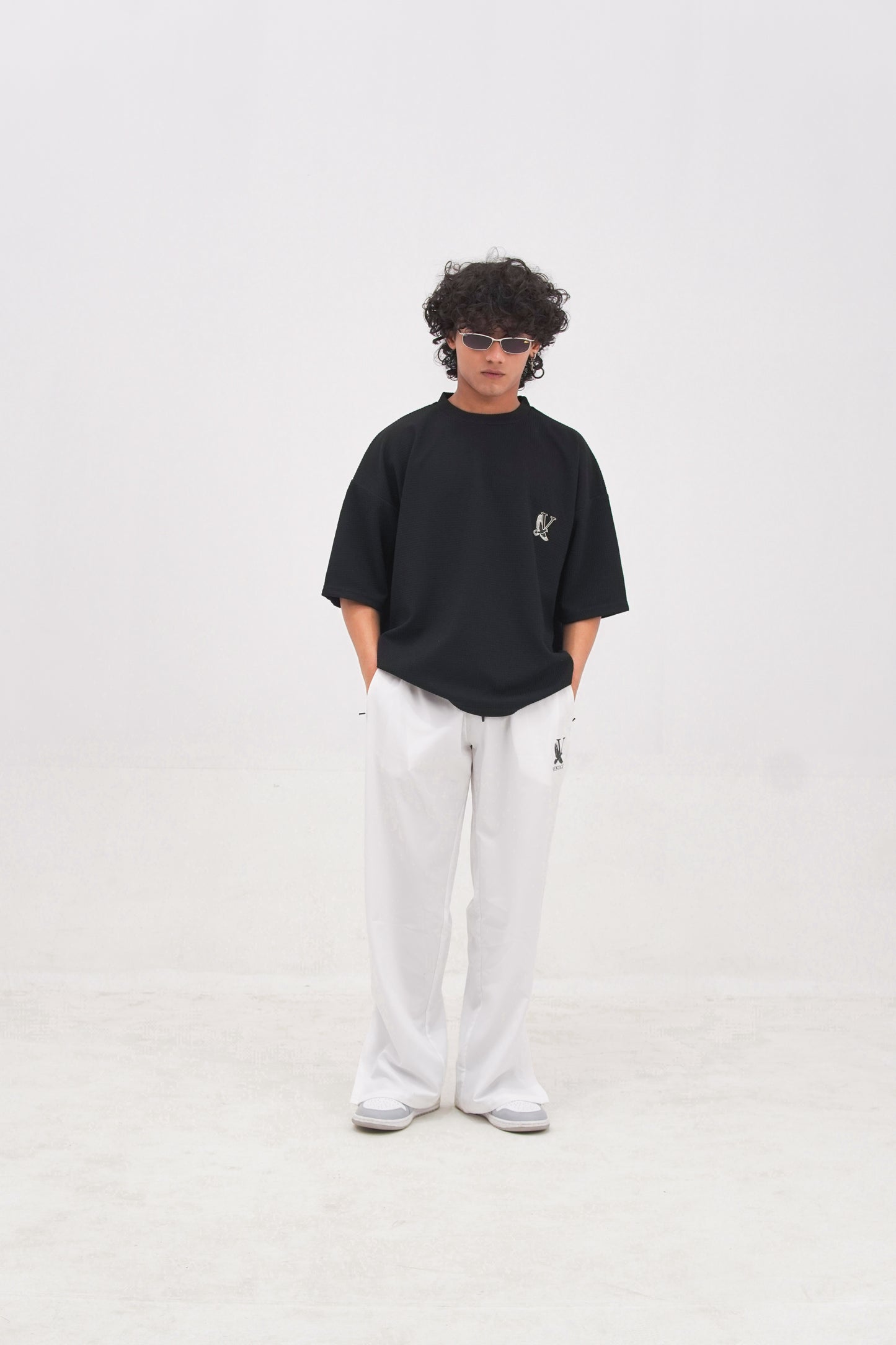 Drop Shoulder Knitted Tee