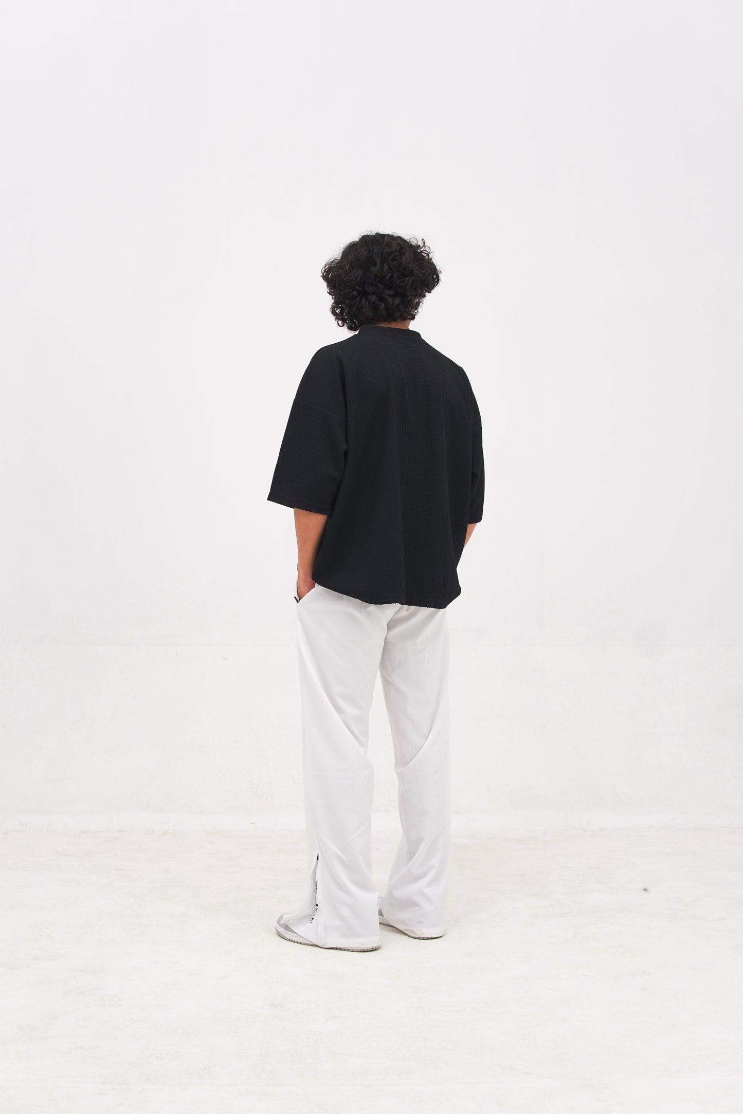 Drop Shoulder Knitted Tee