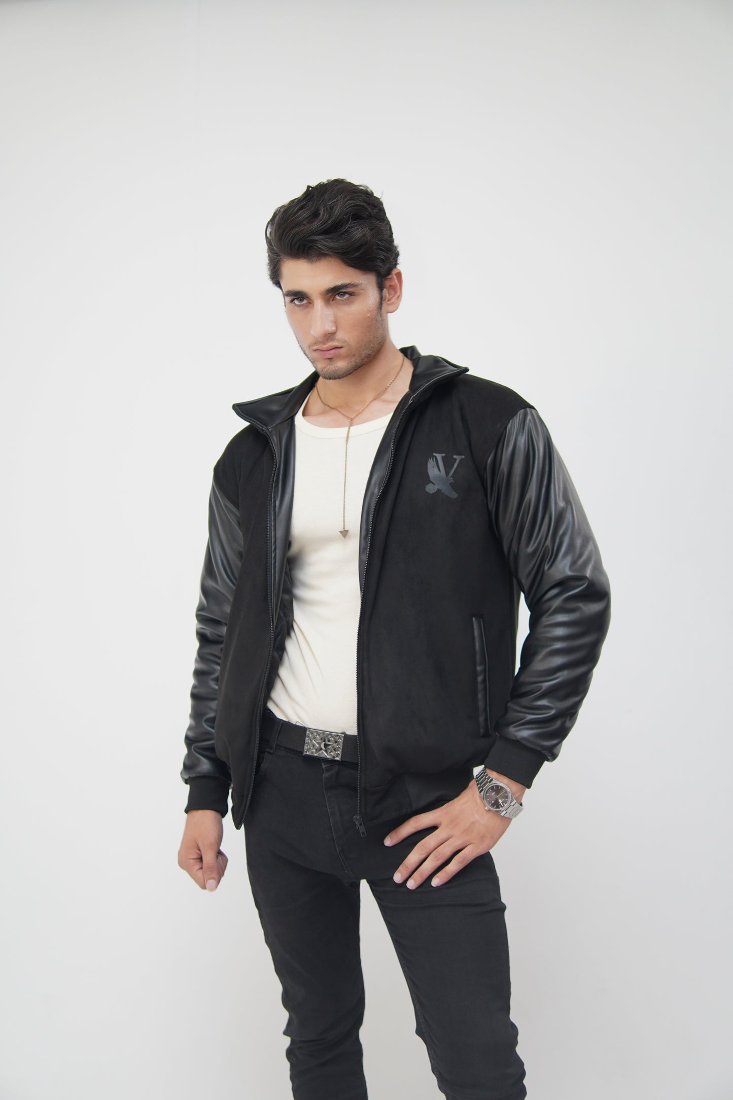 Varsity Leather Jacket