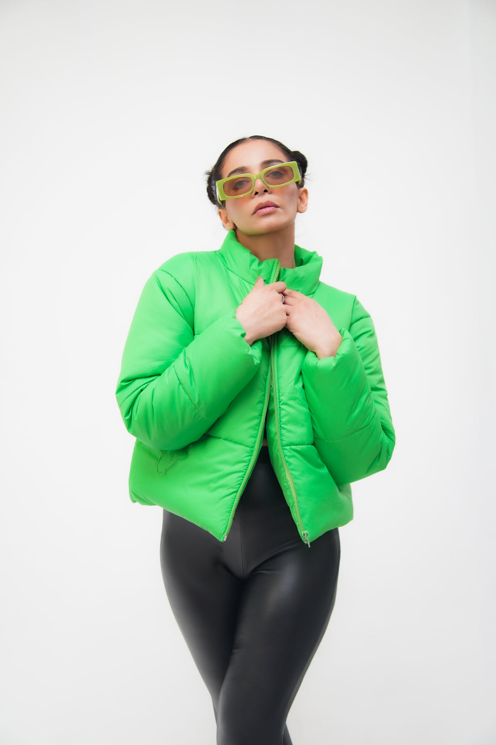 Cropped Puffer Jacket