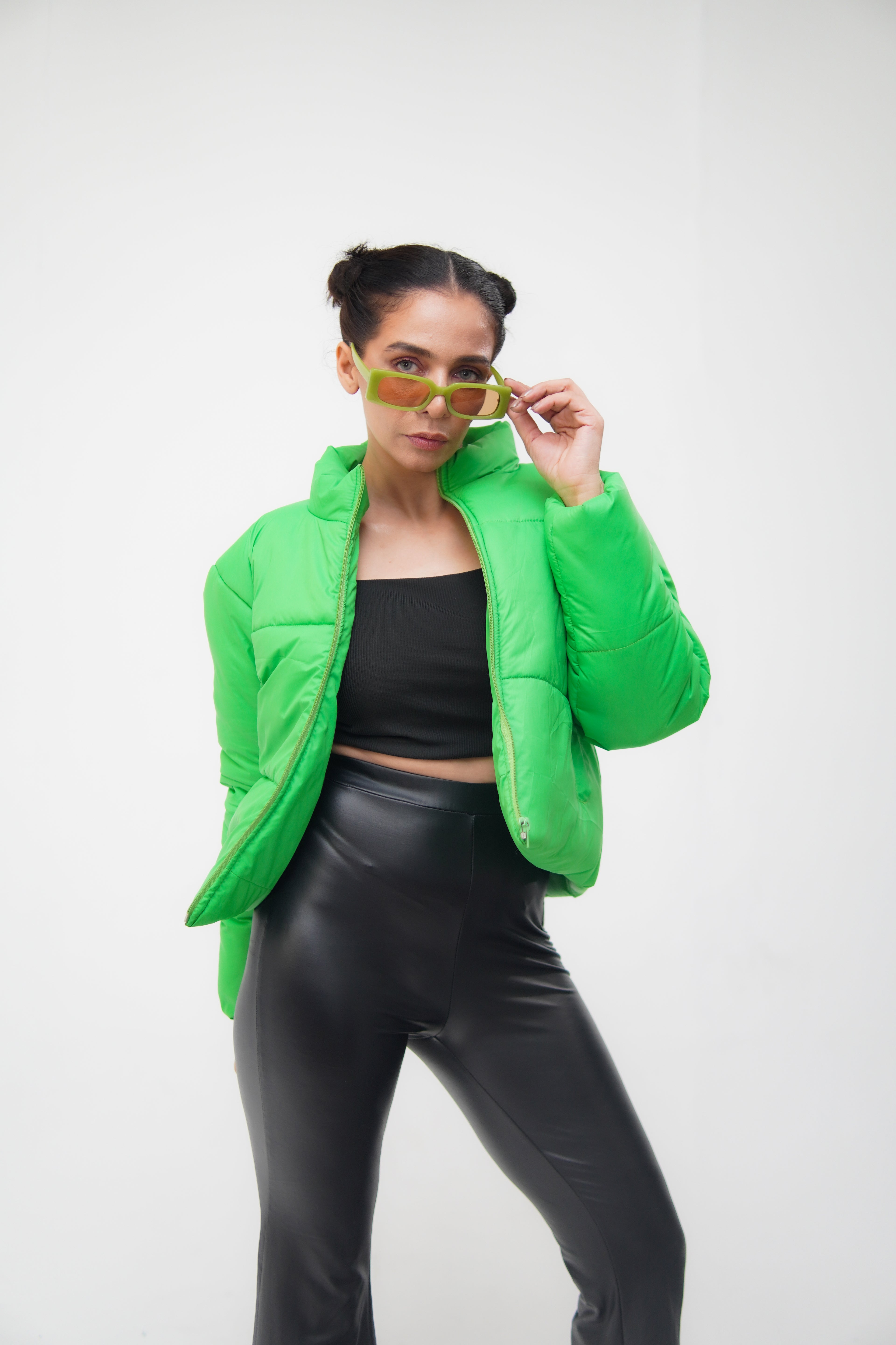 Cropped Puffer Jacket