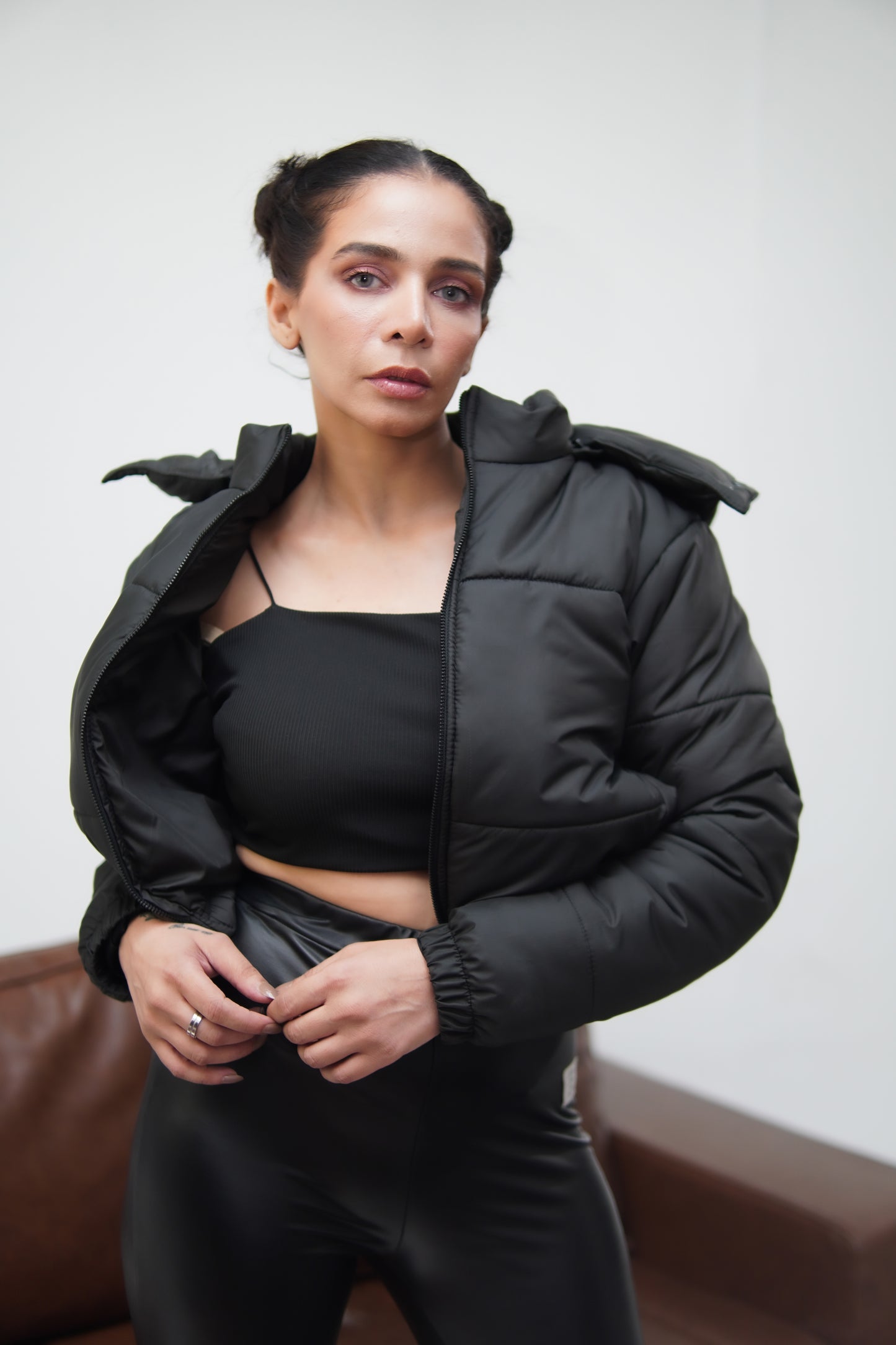 Cropped Puffer Jacket