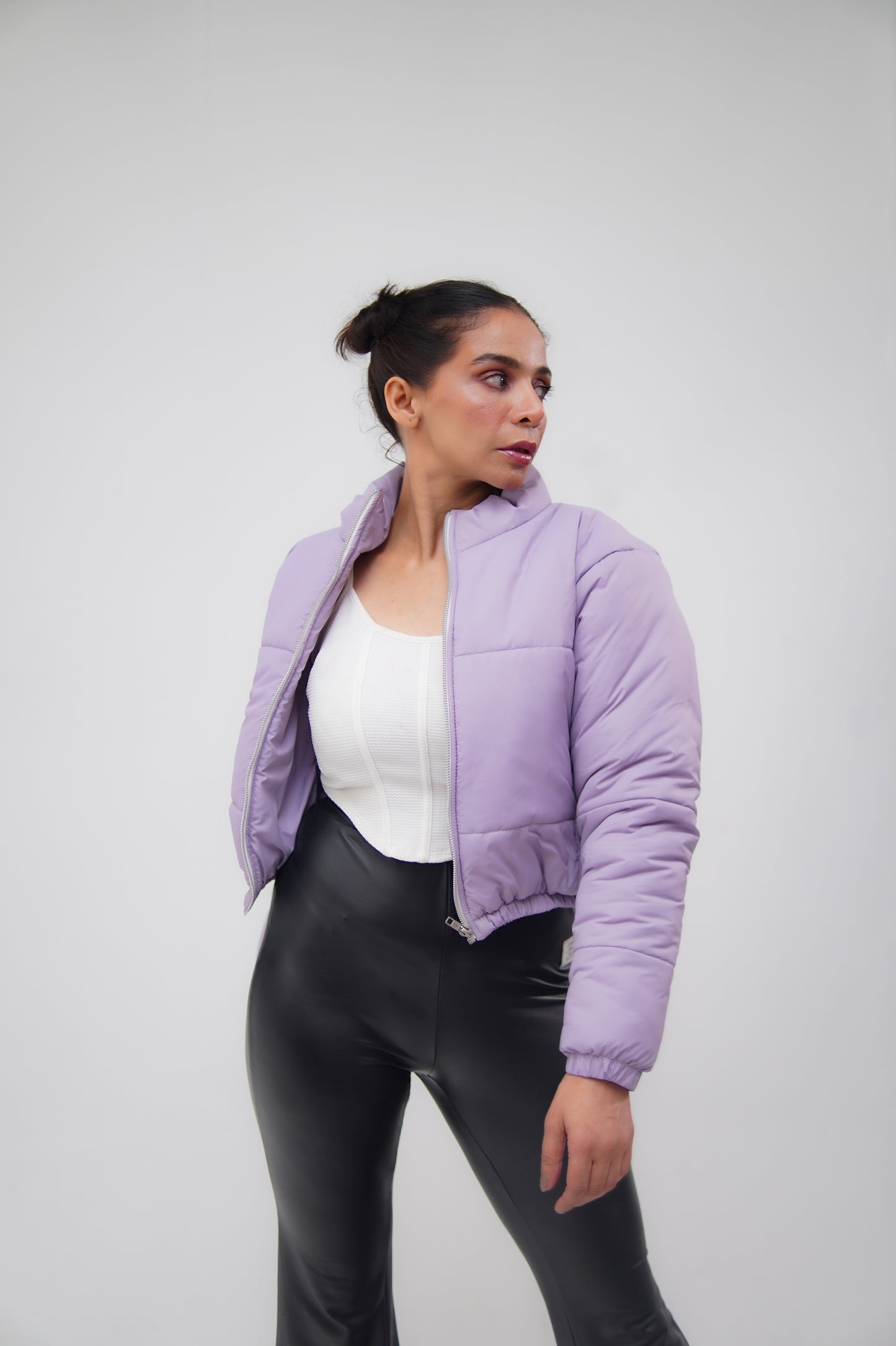 Cropped Puffer Jacket